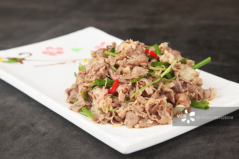 中餐美食-小炒肥羊图片素材
