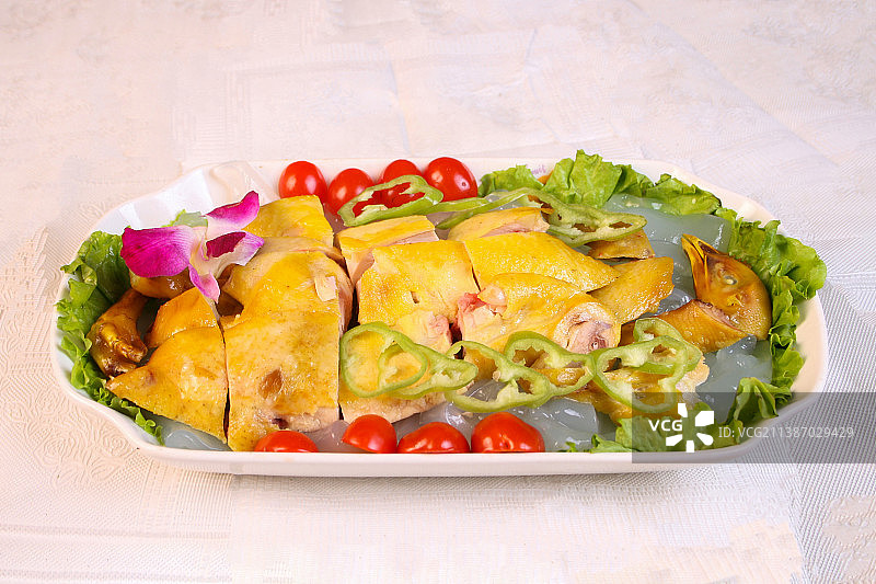 中餐美食-盐焗鸡图片素材