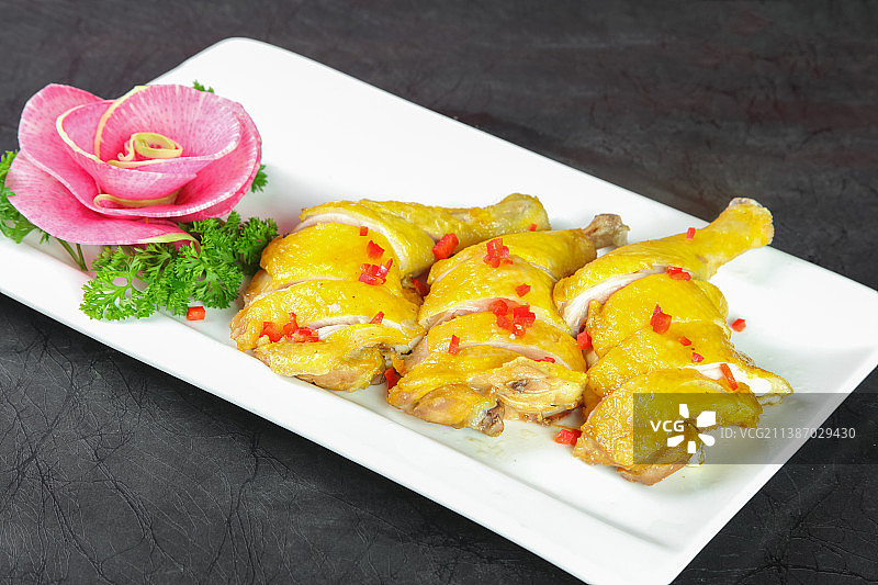 中餐美食-盐焗鸡图片素材
