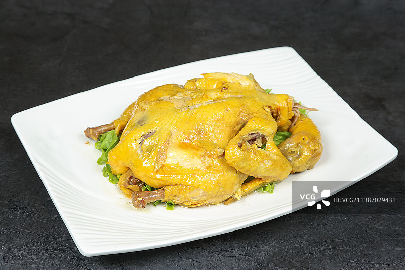 中餐美食-盐焗鸡图片素材