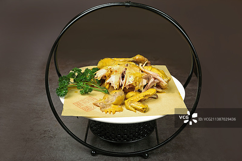 中餐美食-盐焗鸡图片素材