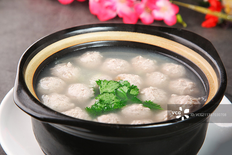 中餐美食-丸子汤图片素材