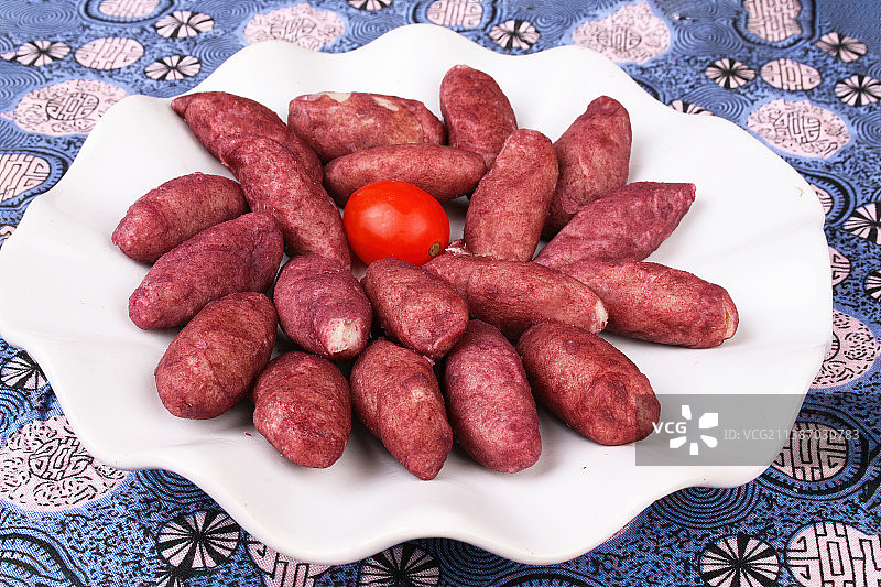 中餐美食-蒸紫薯图片素材