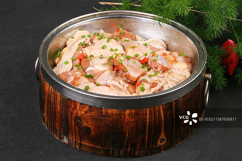 中餐美食-蒸鸡块图片素材