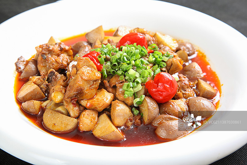 中餐美食-芋儿鸡图片素材