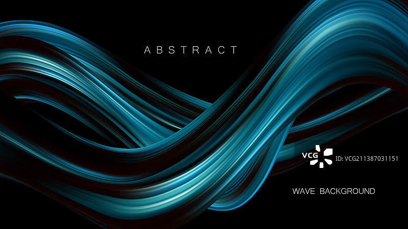 抽象彩色背景色波图片素材