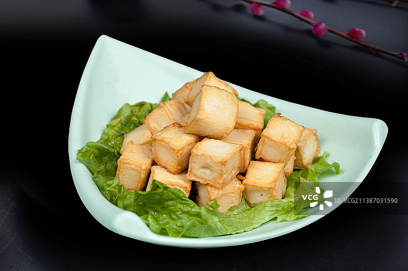 中餐美食-鱼豆腐图片素材