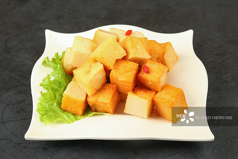 中餐美食-鱼豆腐图片素材