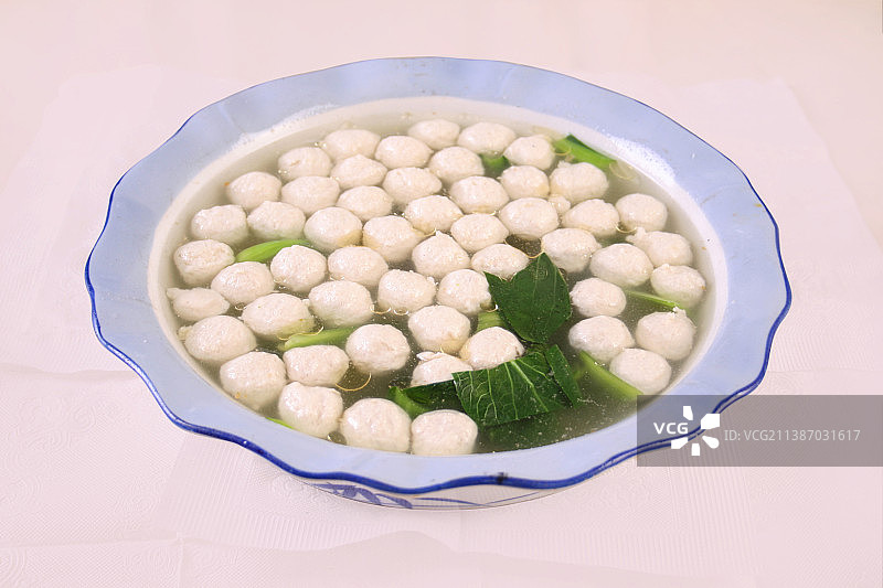 中餐美食-鱼丸汤图片素材