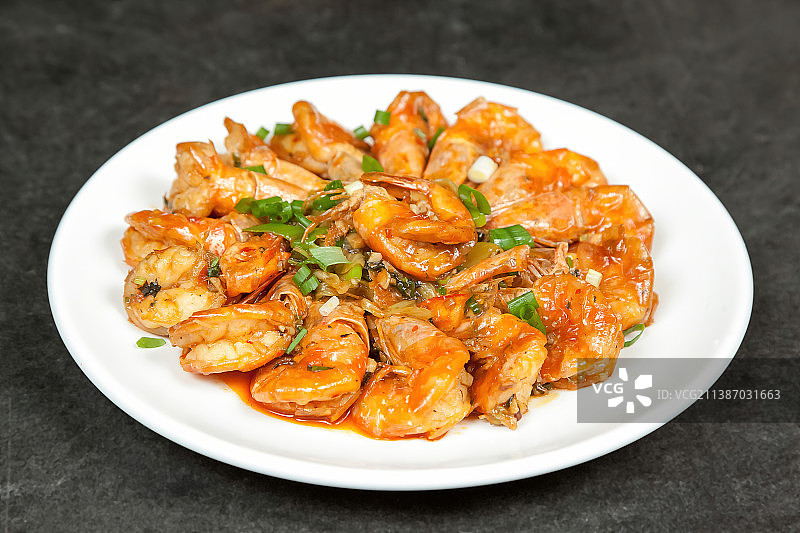 中餐美食-油焖大虾图片素材