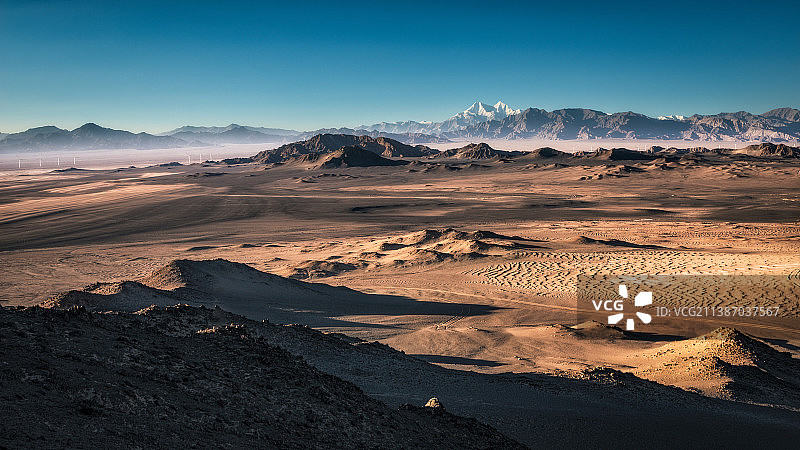苍茫戈壁图片素材