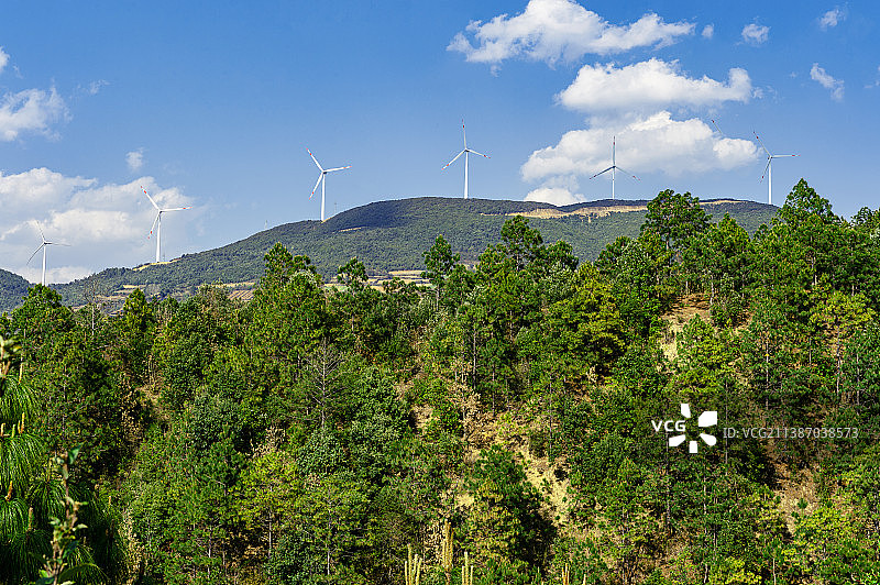 新能源风电厂图片素材