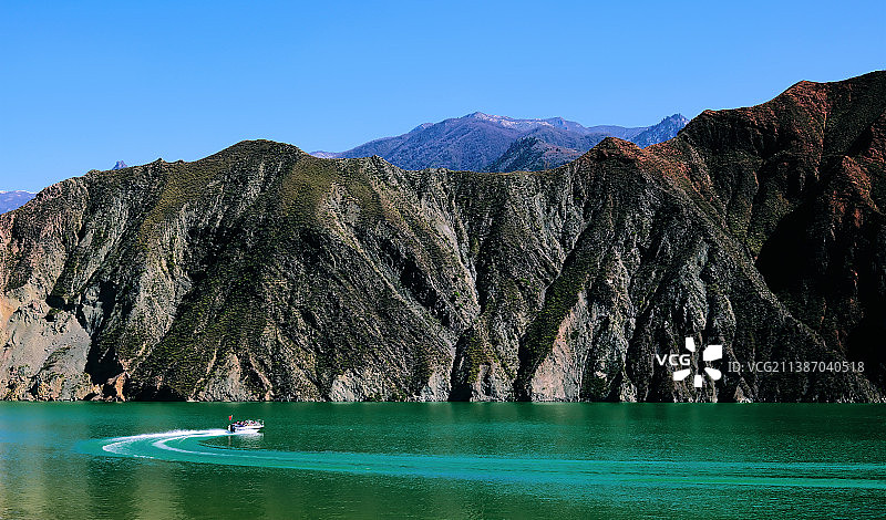 青海尖扎黄河图片素材