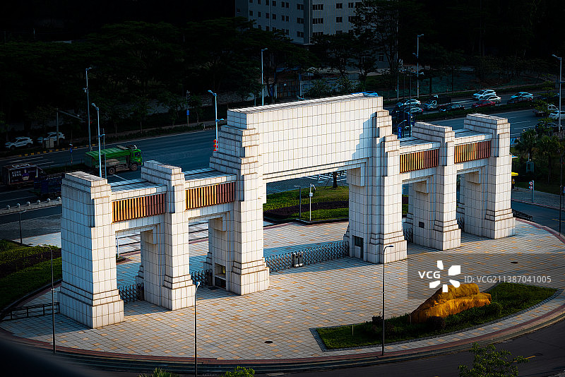 佛山科学技术学院南校门图片素材