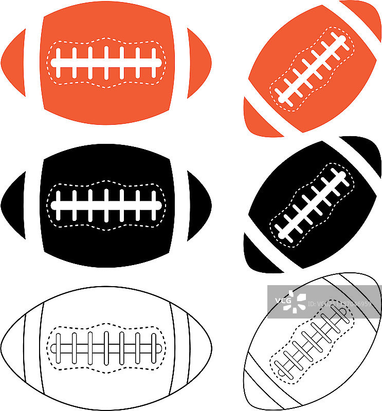 橄榄球美式足球图片素材