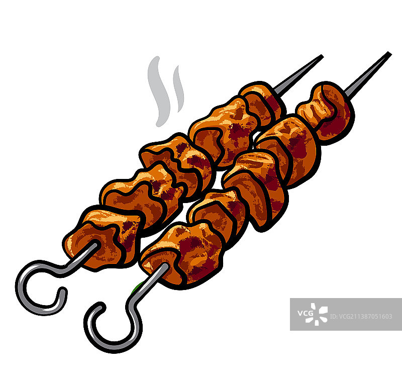 烤肉串图片素材