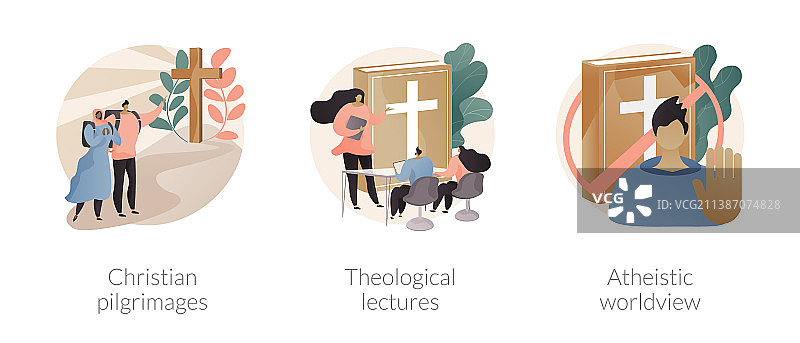 宗教教义抽象概念图片素材