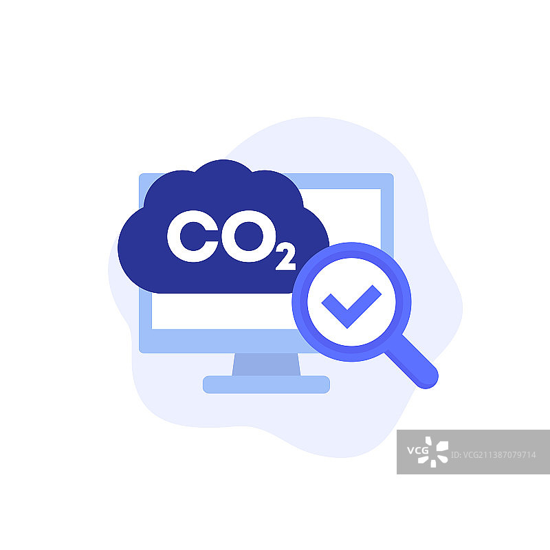 碳排放研究图标图片素材