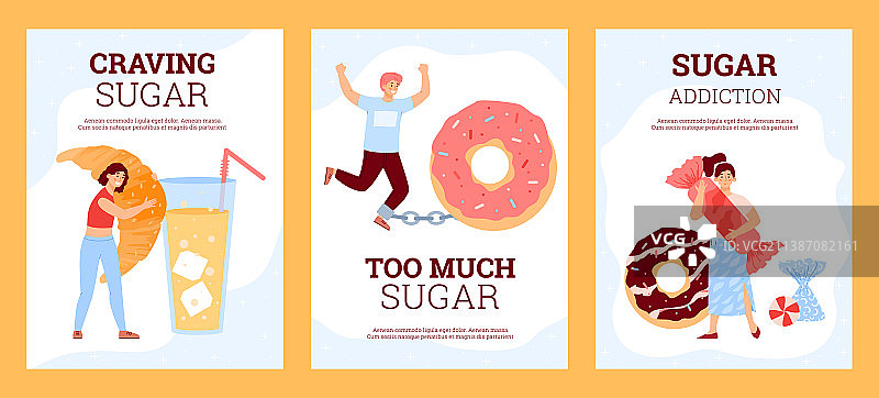 糖瘾年轻人与饮食失调图片素材