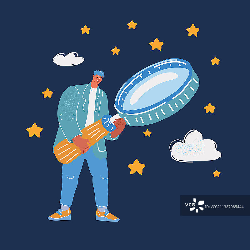 商业伙伴发现线索图片素材