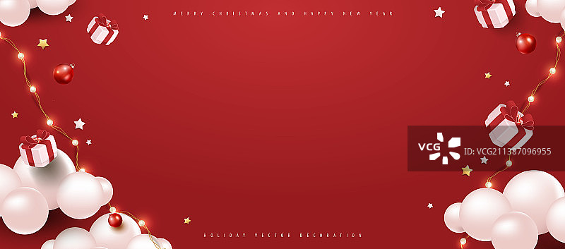 圣诞快乐新年banner图片素材