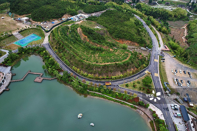 航拍九仙山风景区图片素材