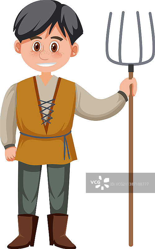 中世纪男性历史卡通人物图片素材