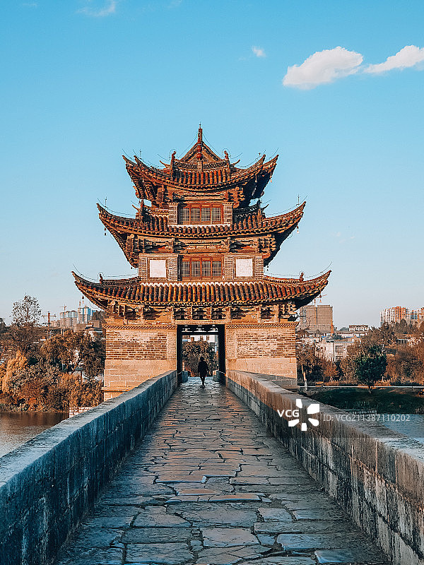 建水古城 双龙桥图片素材