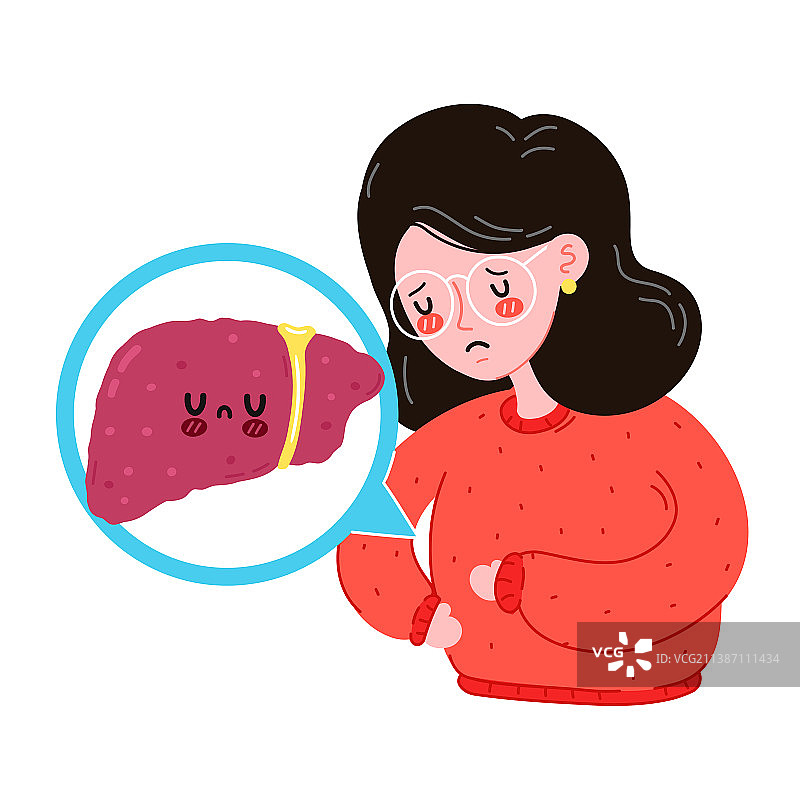 悲伤的患病年轻女人图片素材