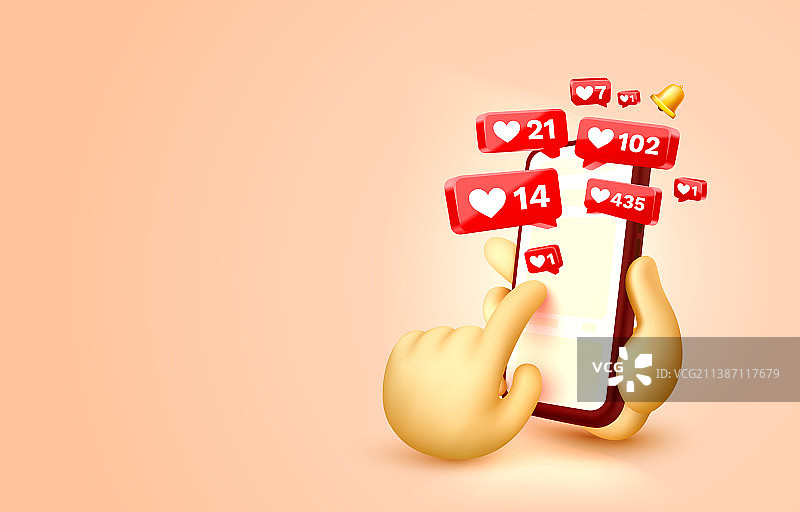 带有大量聊天图标图片素材