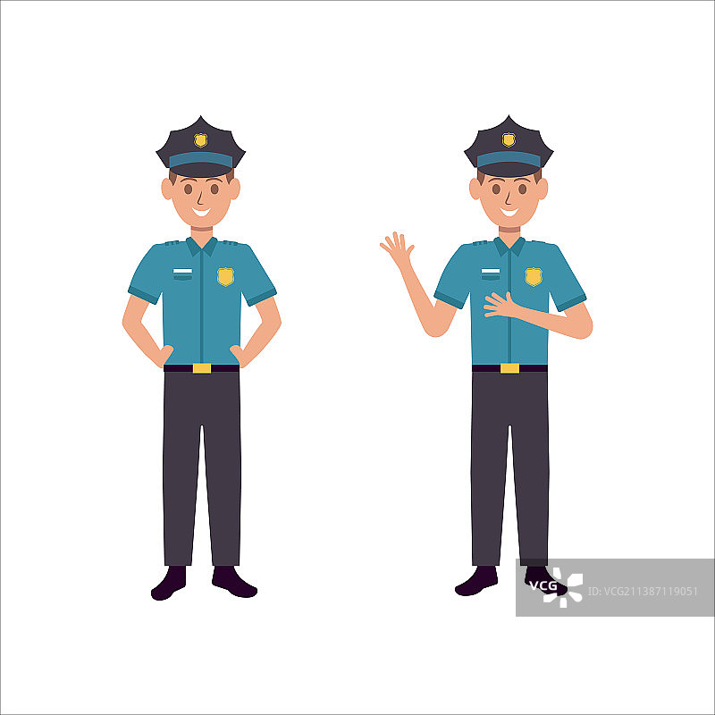 警察图标设计图片素材