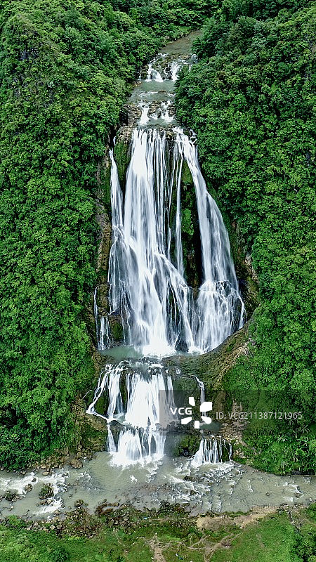 滴水滩瀑布图片素材