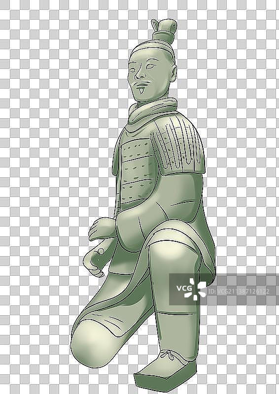 秦代兵马俑图片素材