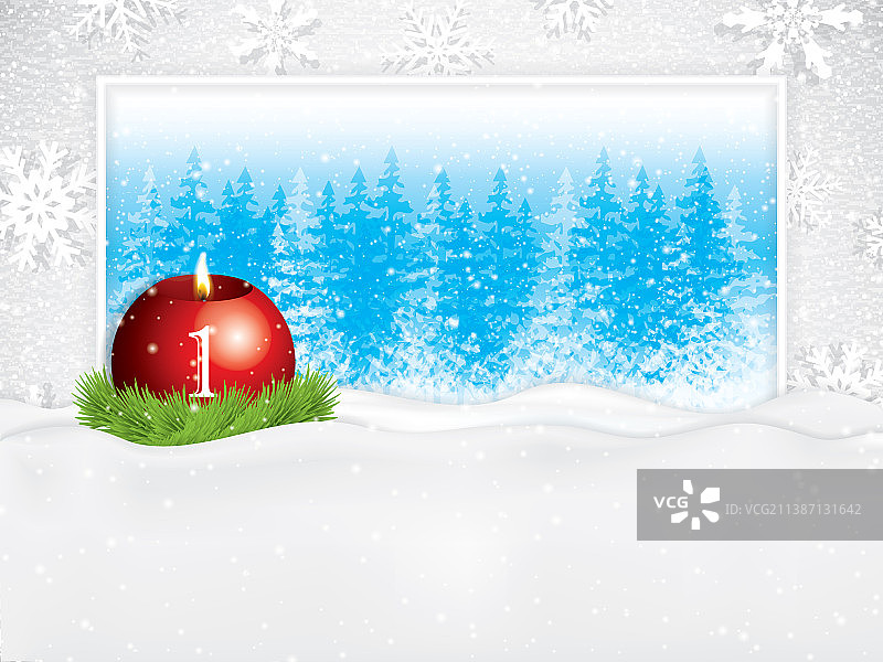 降临节蜡烛图片素材