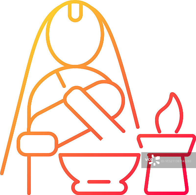 NWaran渐变线性图标图片素材