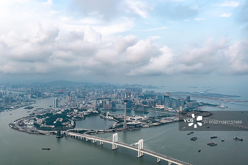 澳门半岛图片素材