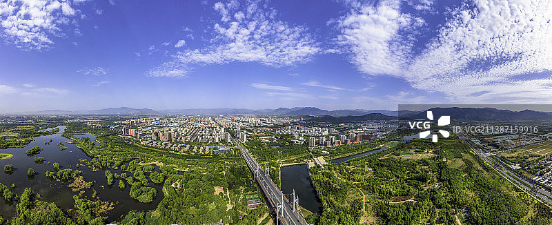 昌平新城全景图片素材