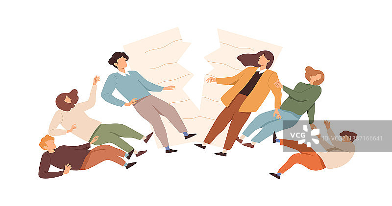 合同终止概念图片素材