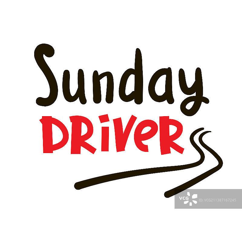 星期日车手 - 励志名言图片素材