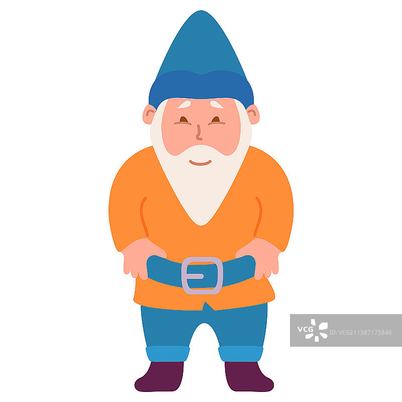 可爱的小矮人花园或童话图片素材