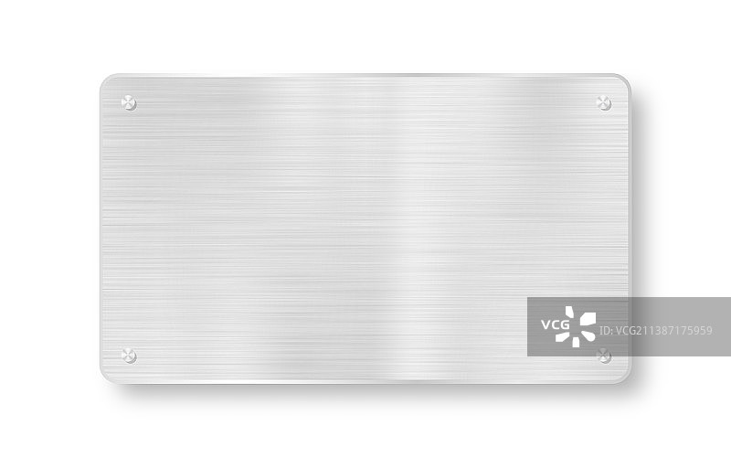 金属标牌banner和标签金属板图片素材