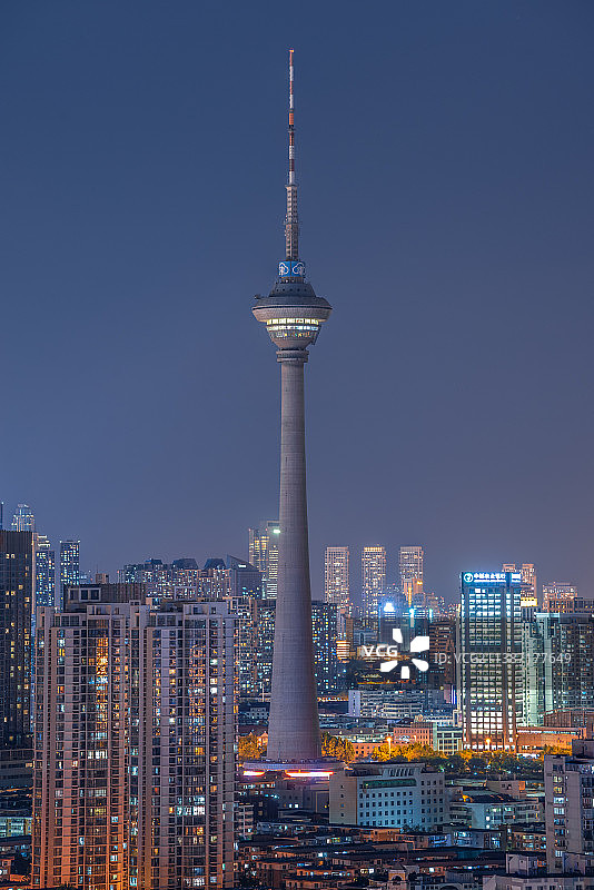 天津城市风光 天塔&地标建筑图片素材