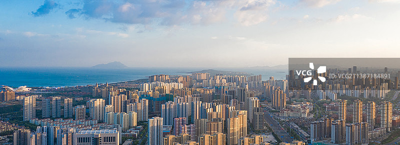 青岛西海岸新区建筑群图片素材