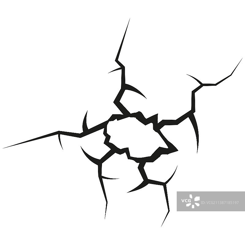 水晶玻璃面板上的碎玻璃图片素材