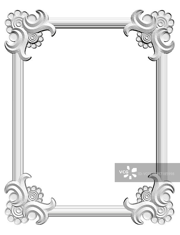 油画或照片装饰画框图片素材