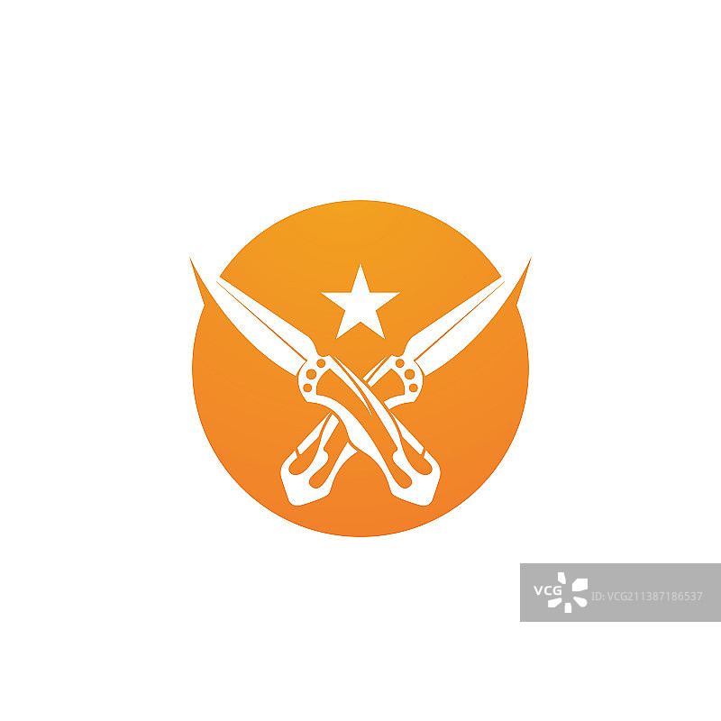 军刀标志图片素材