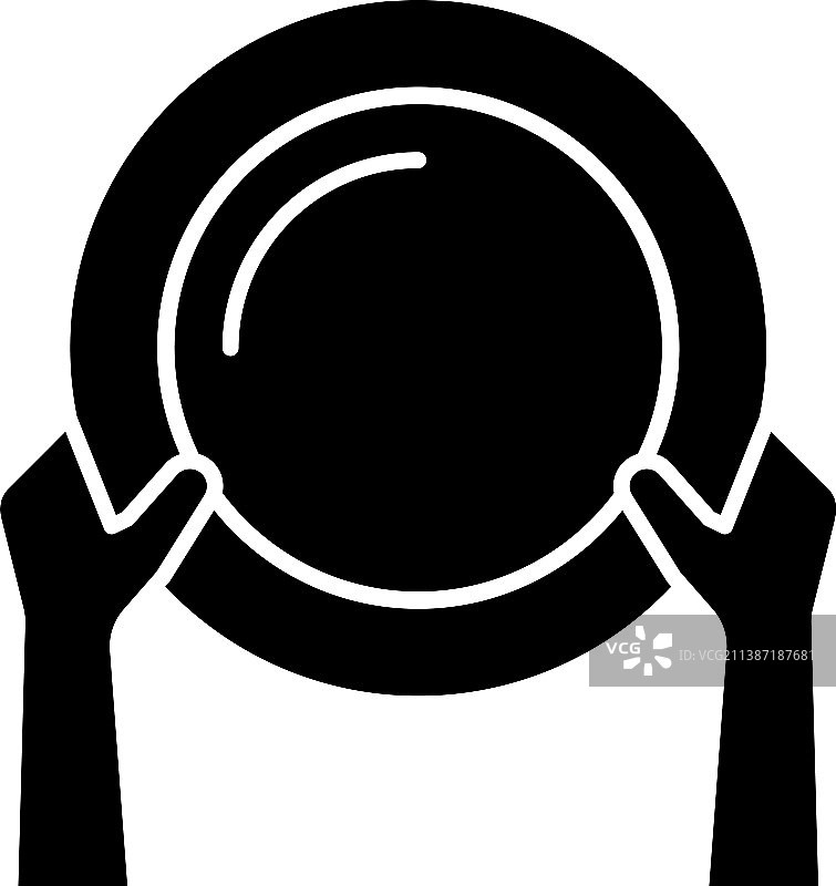 请求食物黑色标志图标图片素材