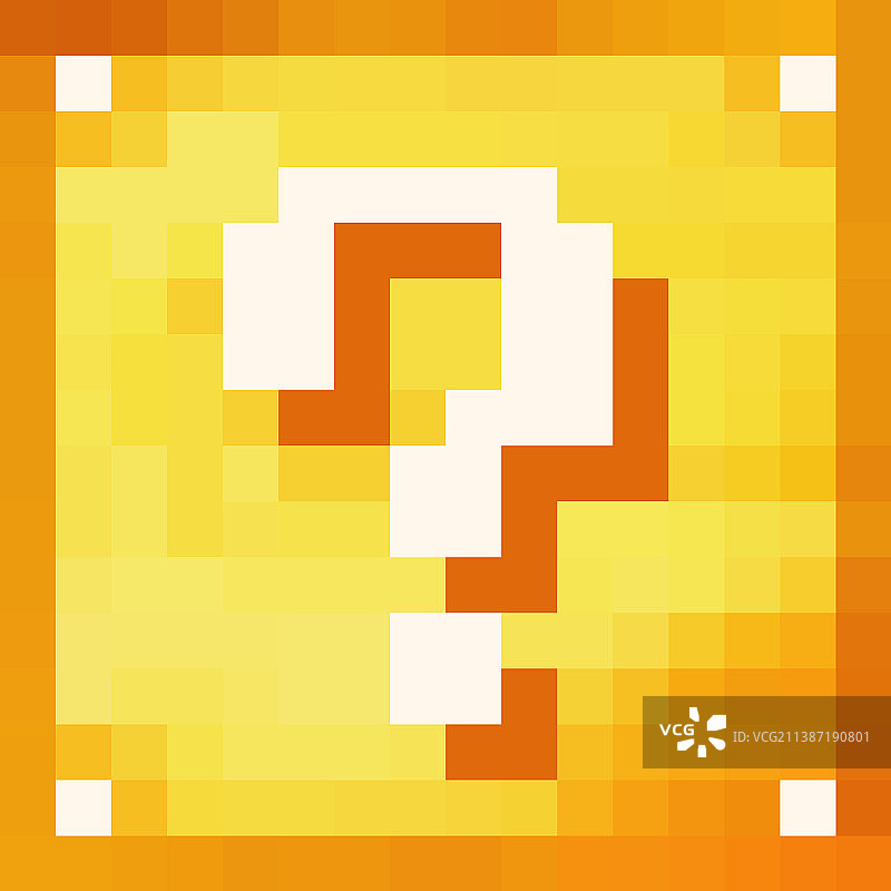 幸运方块问号像素盒图片素材