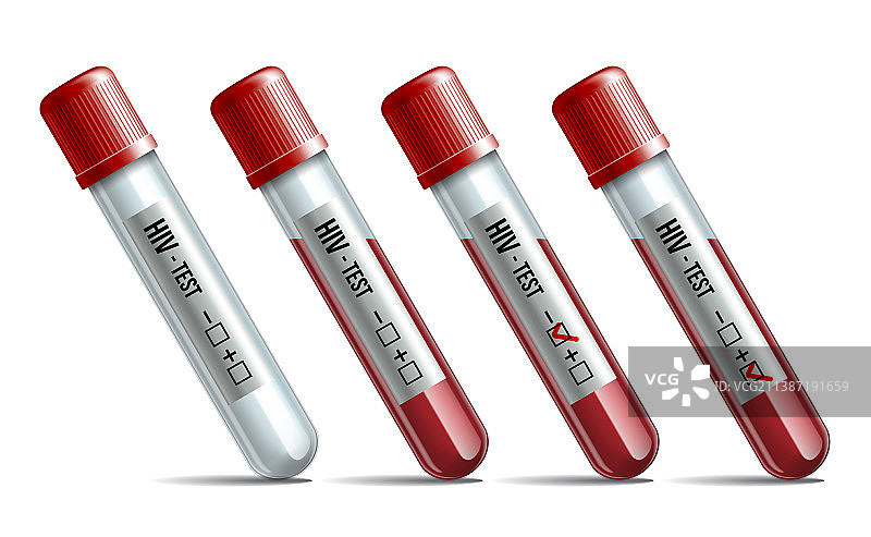 艾滋病毒血液检测图标图片素材