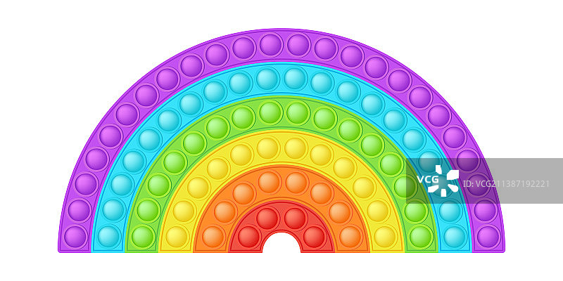 时尚彩虹硅胶指尖玩具图片素材